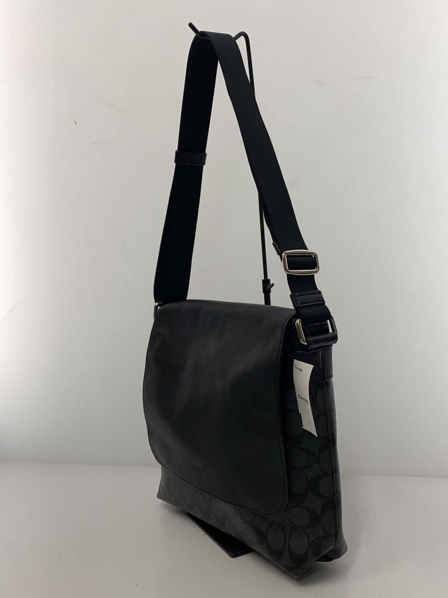 COACH Charles Shoulder Bag PVC Black All-over Pattern F54771 2