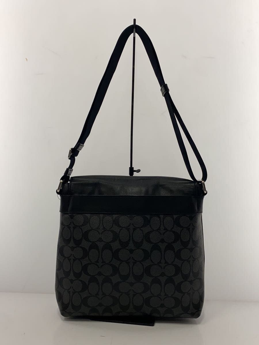 COACH Charles Shoulder Bag PVC Black All-over Pattern F54771 3