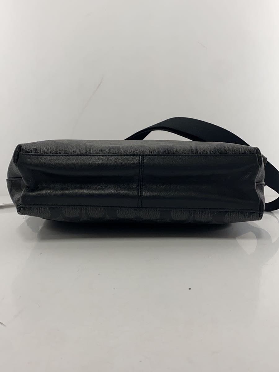 COACH Charles Shoulder Bag PVC Black All-over Pattern F54771 4