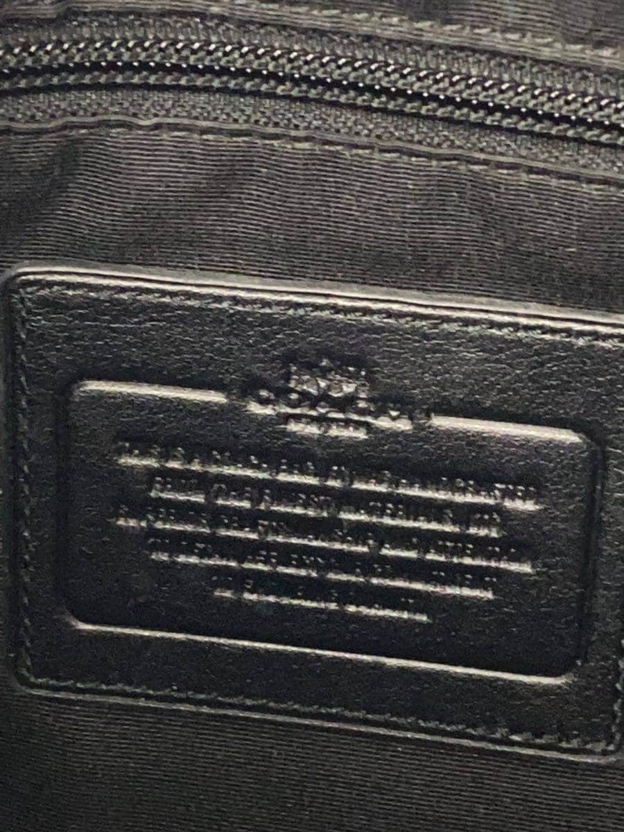 COACH Charles Shoulder Bag PVC Black All-over Pattern F54771 5