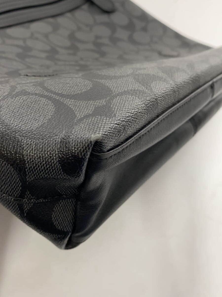 COACH Charles Shoulder Bag PVC Black All-over Pattern F54771 7