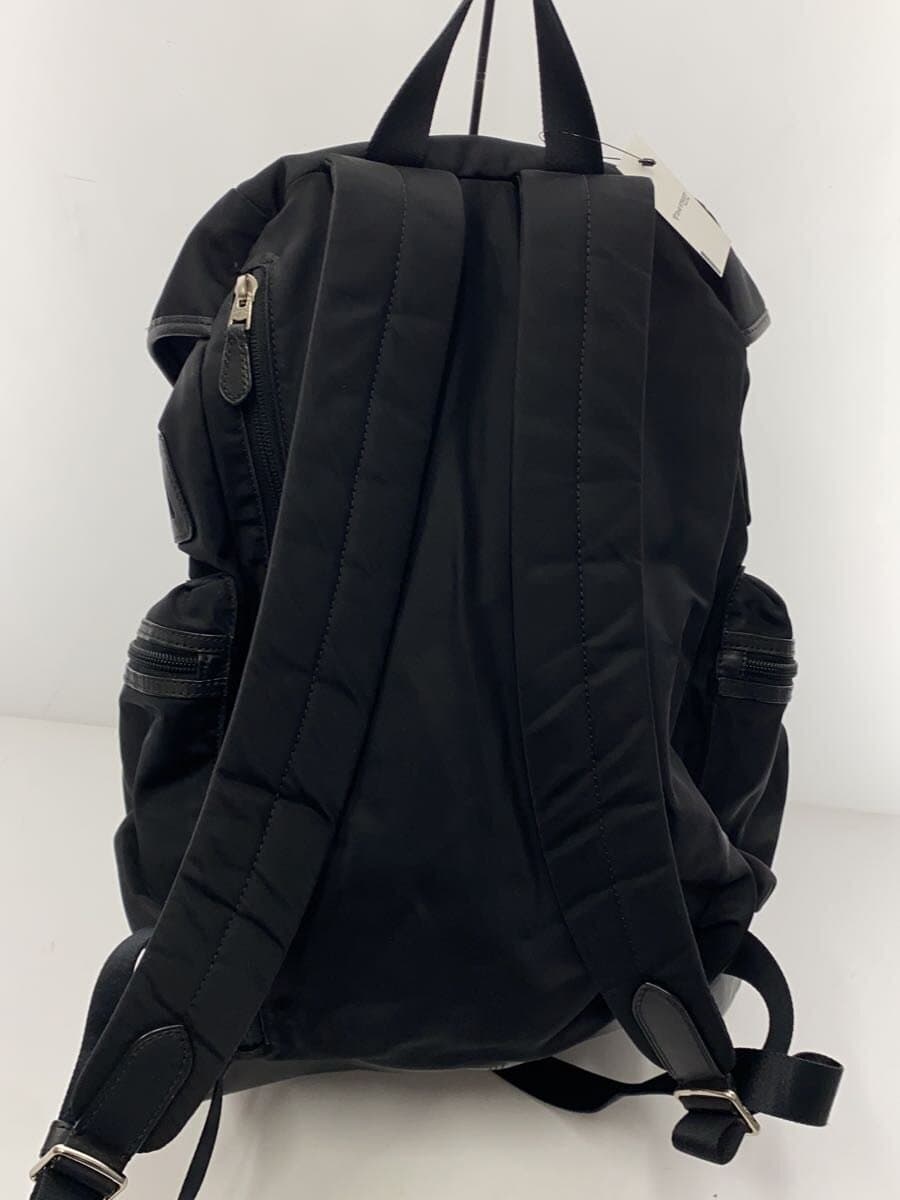 COACH Trek Backpack Nylon Leather Black F71884 3