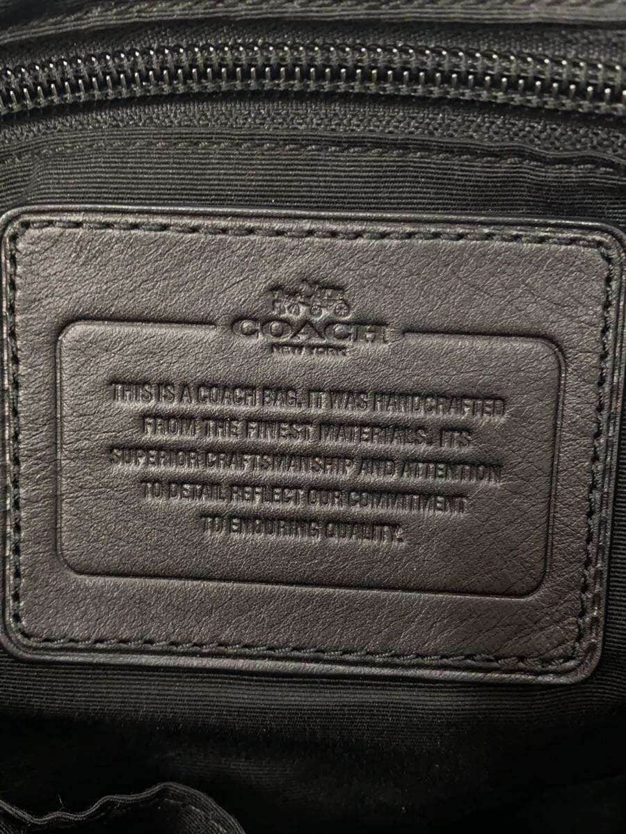 COACH Trek Backpack Nylon Leather Black F71884 5