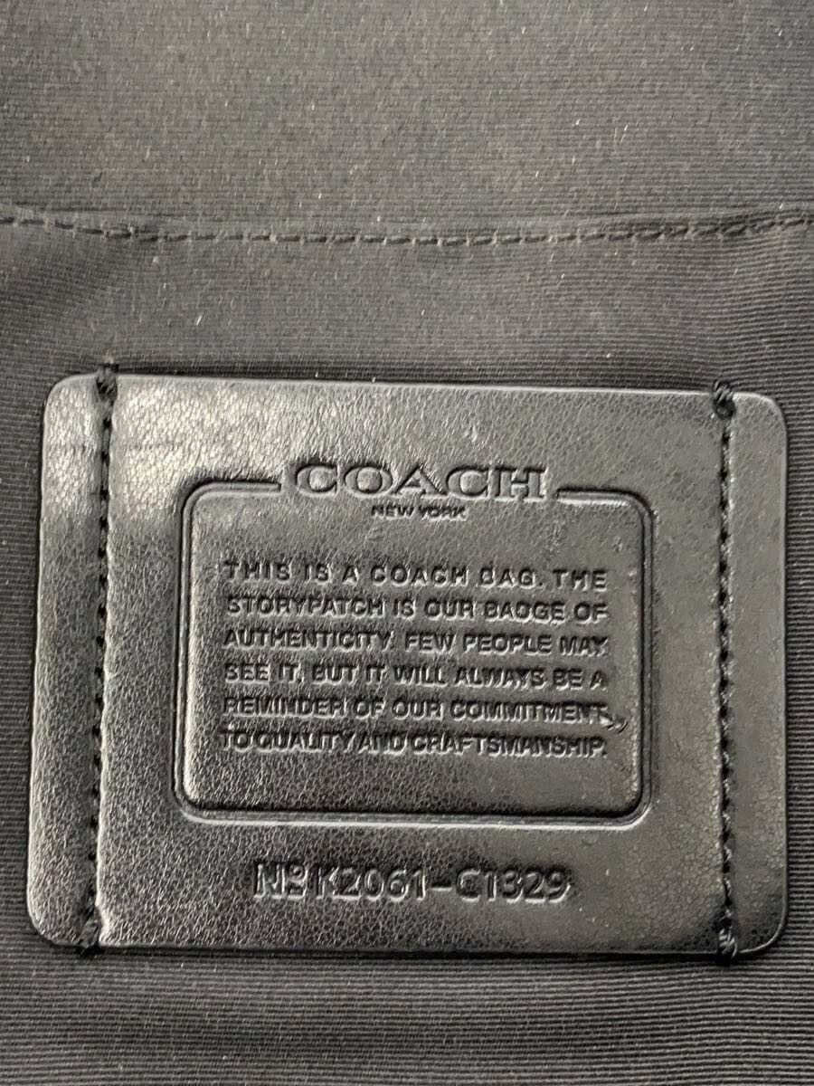COACH Edge Pack Body Bag Shoulder Bag Leather BLU C1329 5