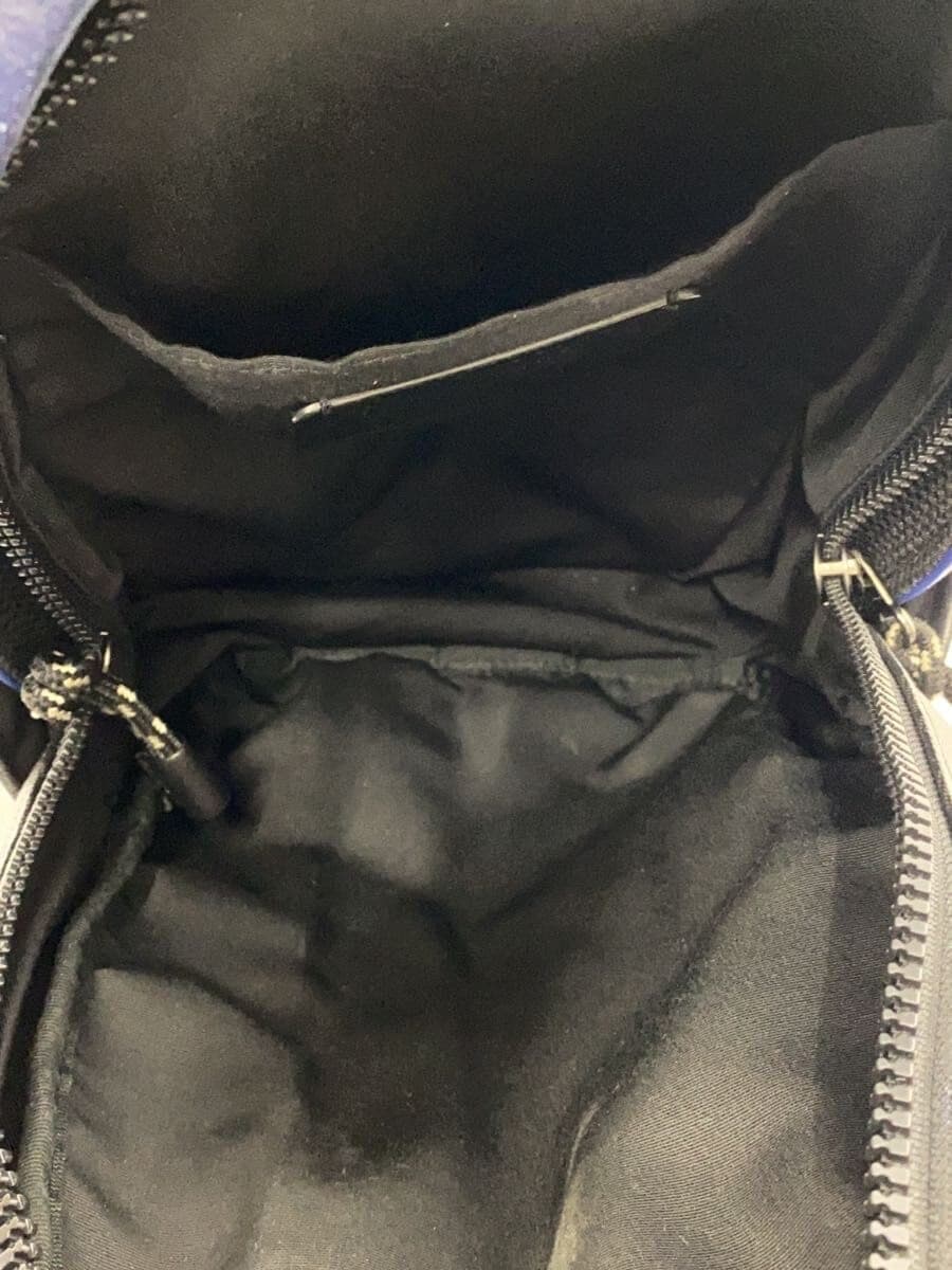 COACH Edge Pack Body Bag Shoulder Bag Leather BLU C1329 6