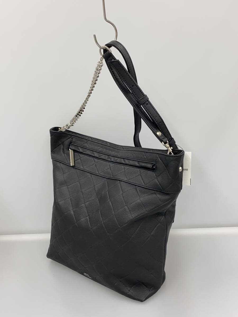 M.U.L. Shoulder Bag Leather BLK 2