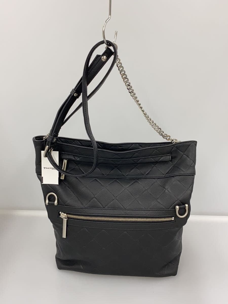 M.U.L. Shoulder Bag Leather BLK 3