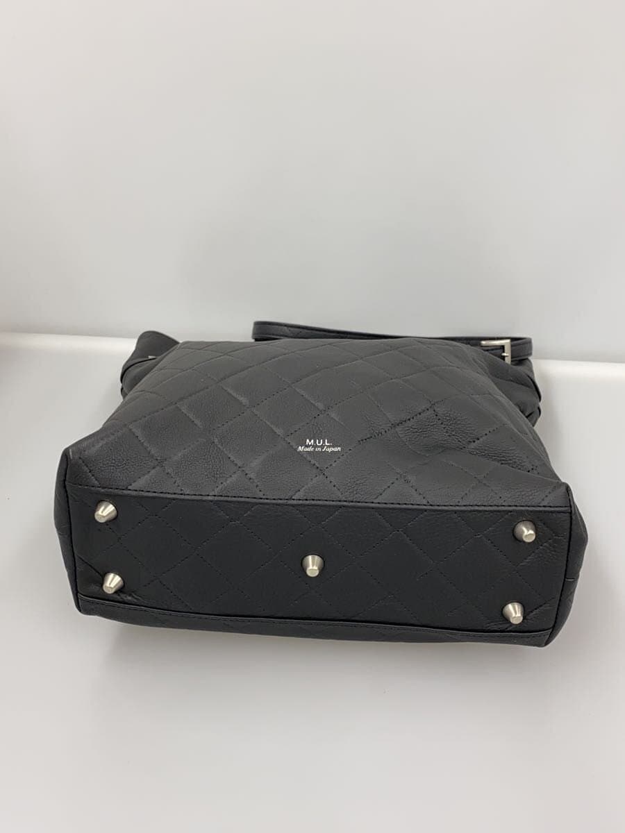 M.U.L. Shoulder Bag Leather BLK 4