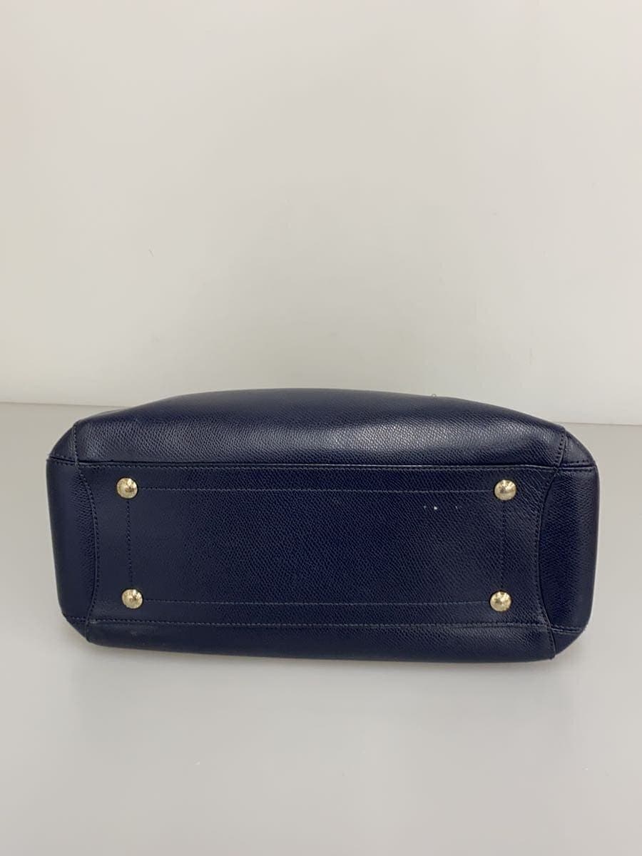 COACH Briefcase_All Leather PVC Navy Solid F34607 4