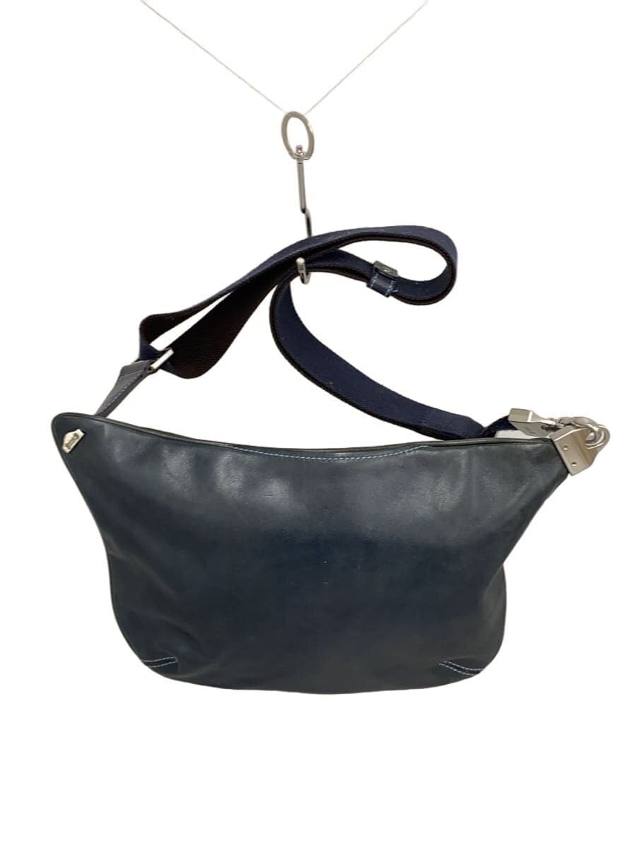 aniary shoulder bag leather blue plain
