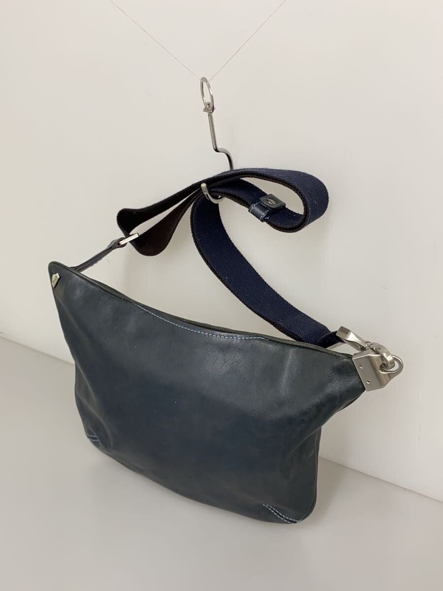 aniary shoulder bag leather blue plain 2