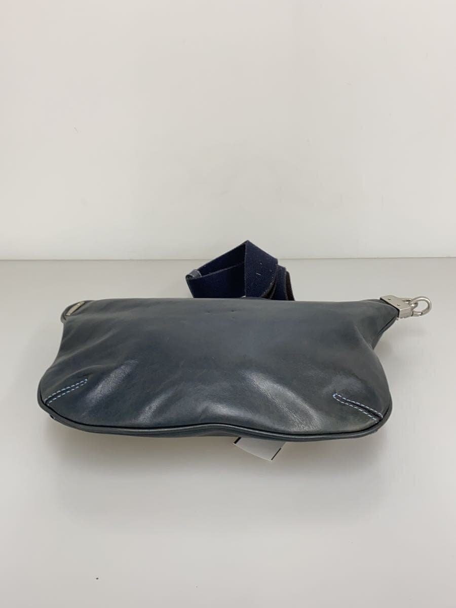 aniary shoulder bag leather blue plain 4