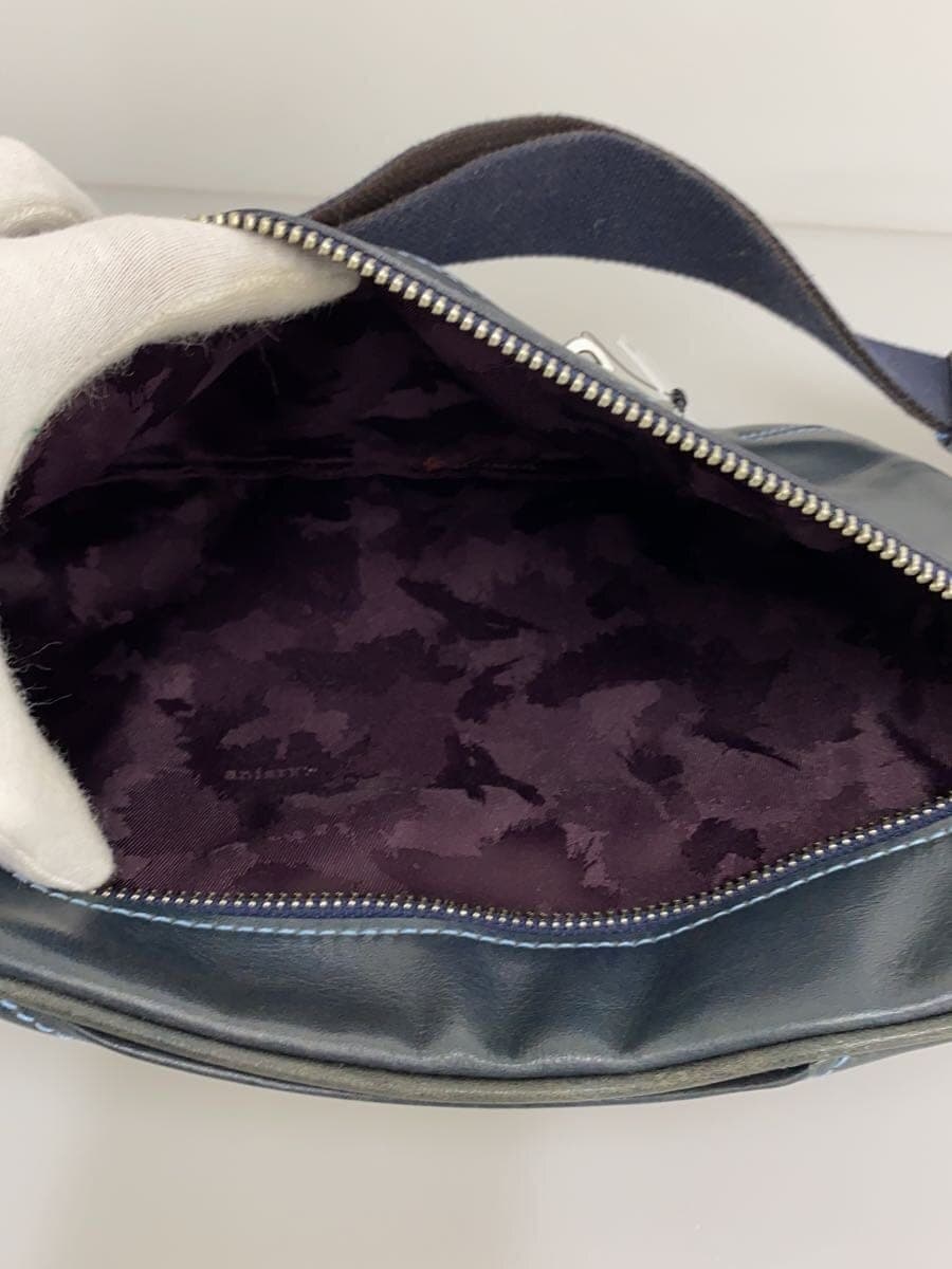 aniary shoulder bag leather blue plain 6