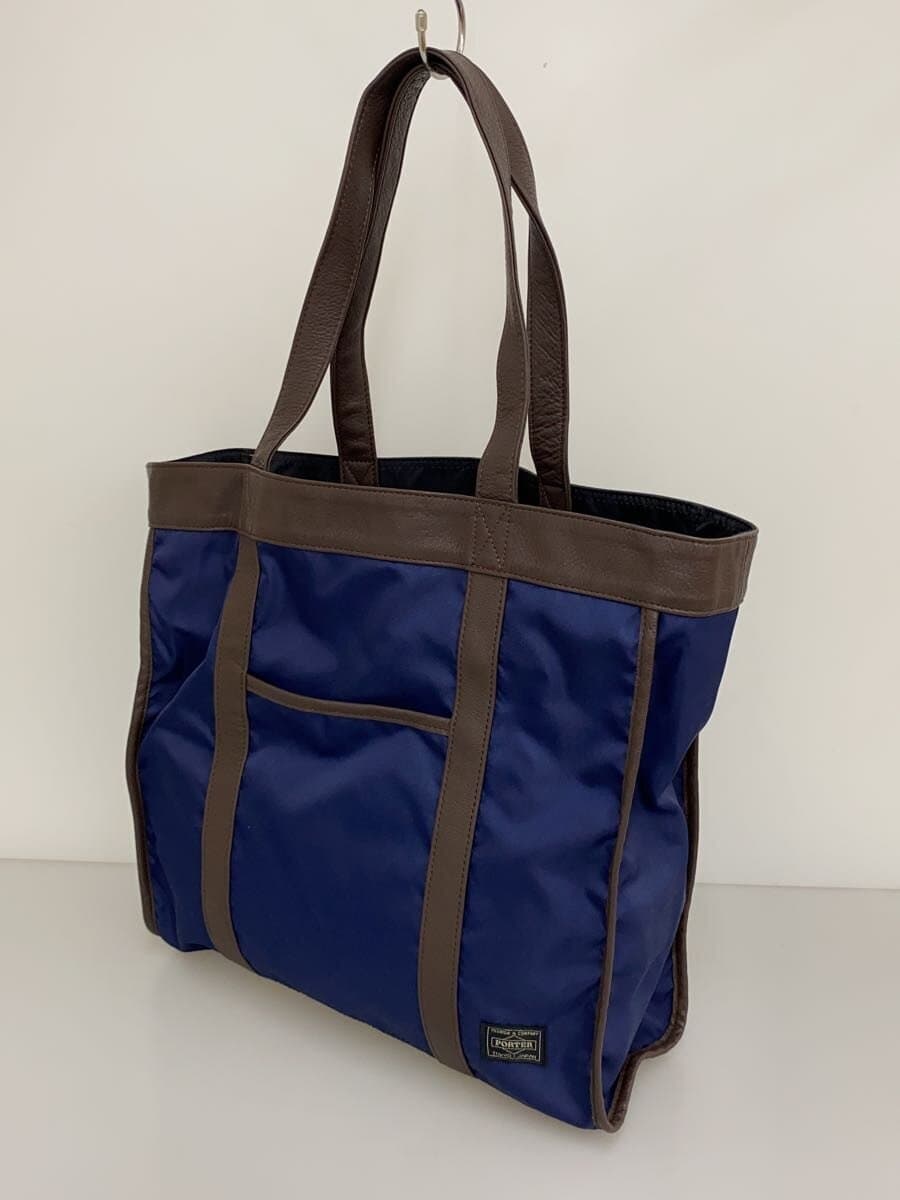 PORTER tote bag -- NVY plain 2