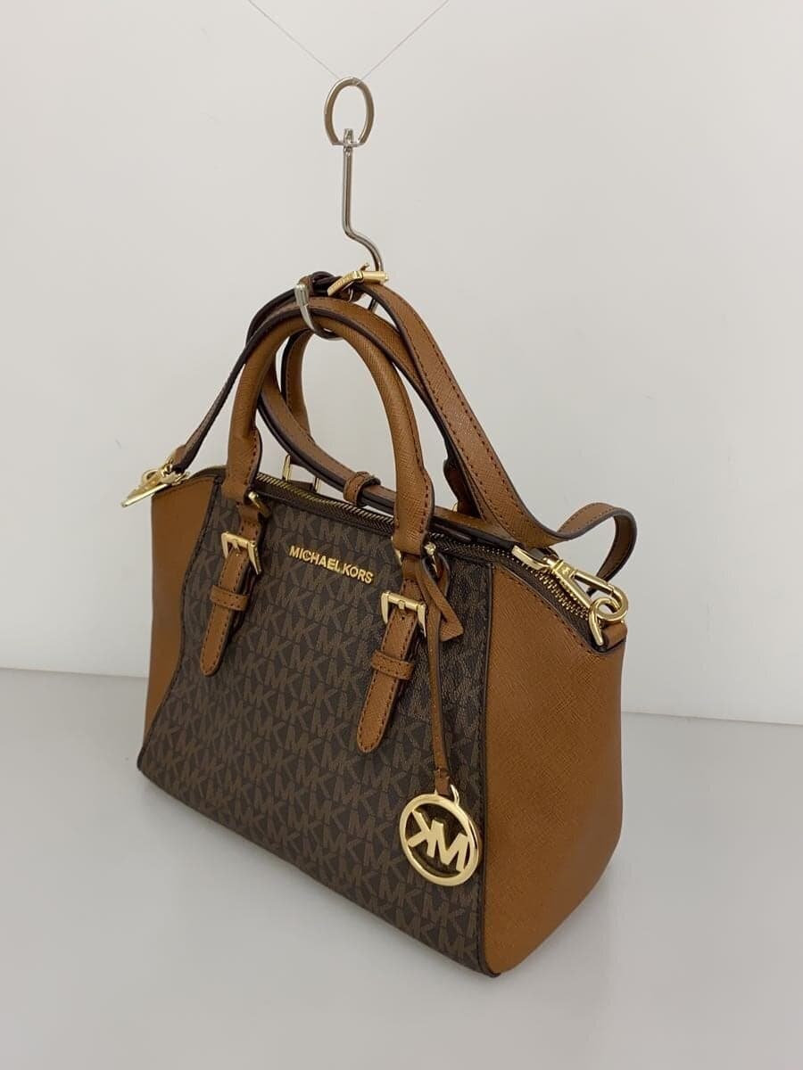 MICHAEL KORS Shoulder Bag -- BRW All-over Pattern 35S9GC6M6B 2