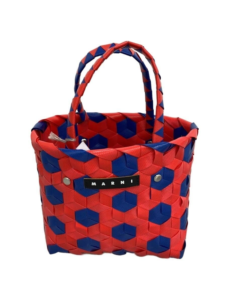 MARNI Basket Bag PVC RED SHMH0202A0