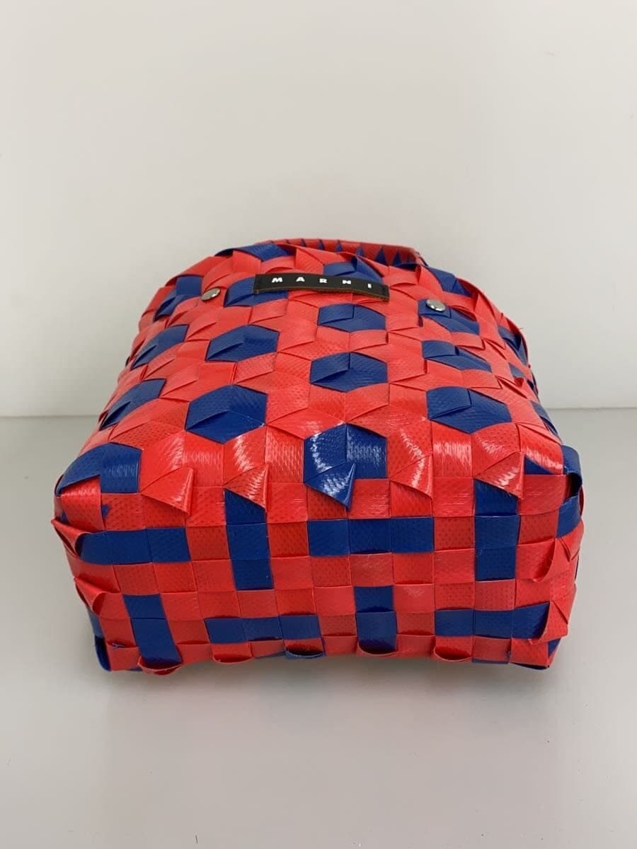 MARNI Basket Bag PVC RED SHMH0202A0 4