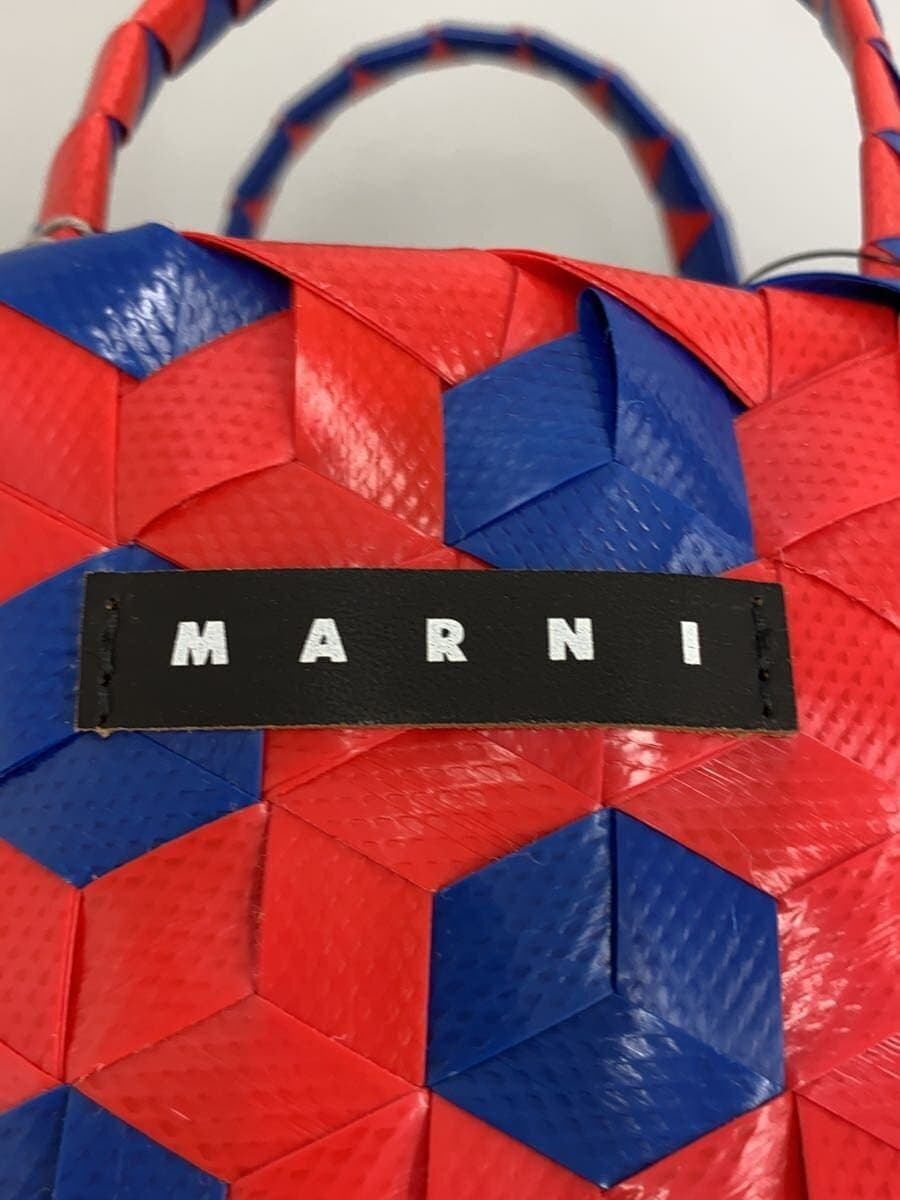 MARNI Basket Bag PVC RED SHMH0202A0 5
