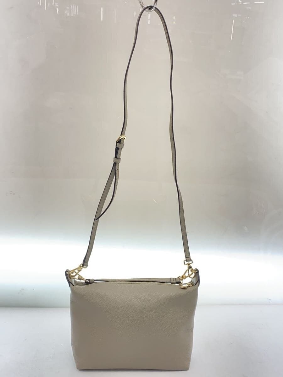 FURLA Sophie 2-Way Shoulder Bag Leather GRY Solid 3