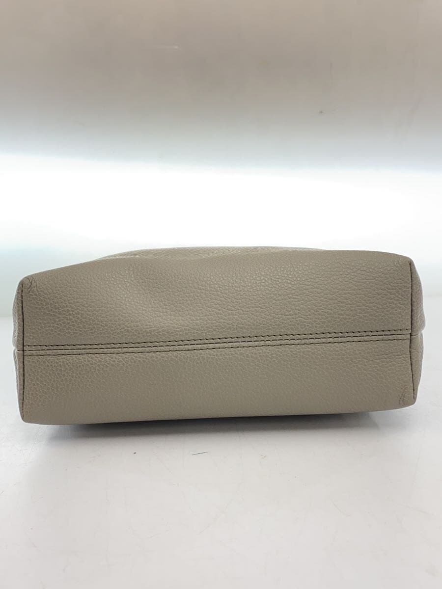 FURLA Sophie 2-Way Shoulder Bag Leather GRY Solid 4