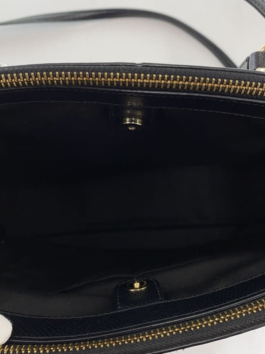 COACH2-Way Shoulder Bag PVC BLK Solid 6