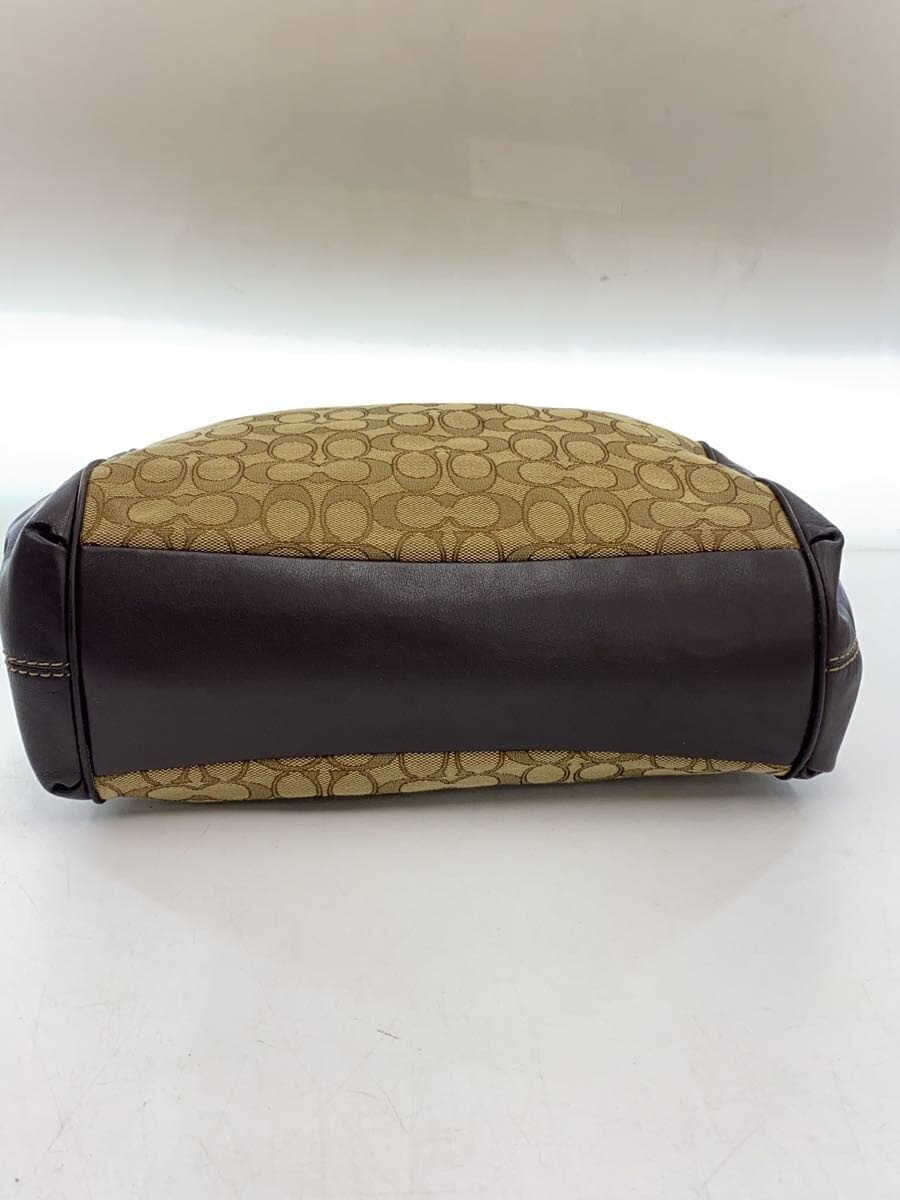 COACH Shoulder Bag_Signature BRW All Over Pattern 4