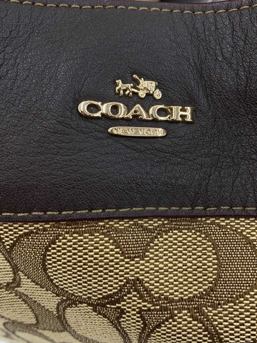 COACH Shoulder Bag_Signature BRW All Over Pattern 5