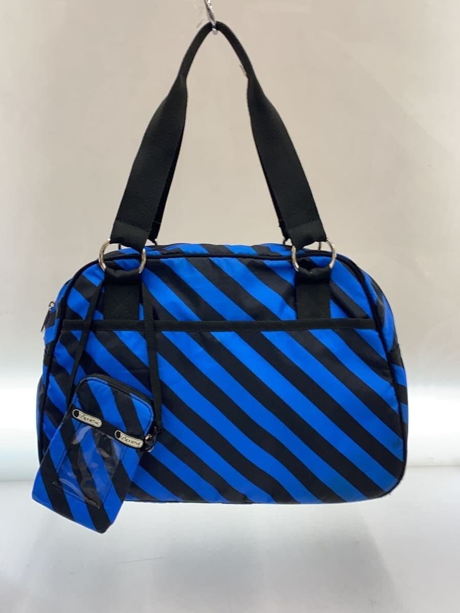 LESPORTSAC Tote Bag Polyester BLU Stripe 3
