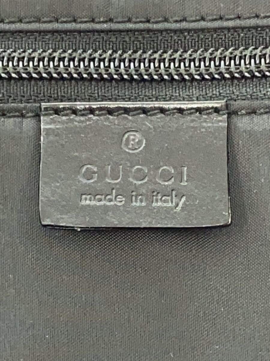 GUCCI2-Way Boston Bag Nylon BLK Solid 012.0393.10 5