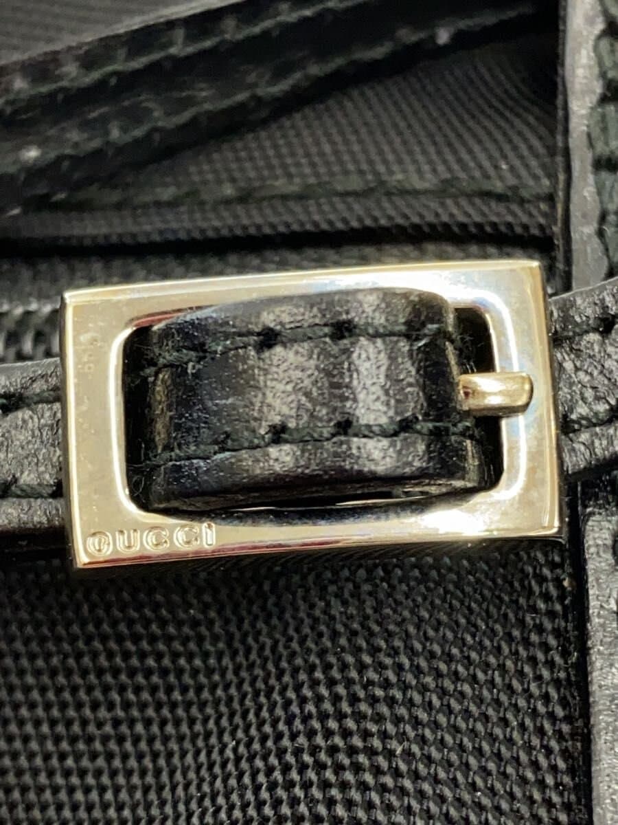 GUCCI2-Way Boston Bag Nylon BLK Solid 012.0393.10 8