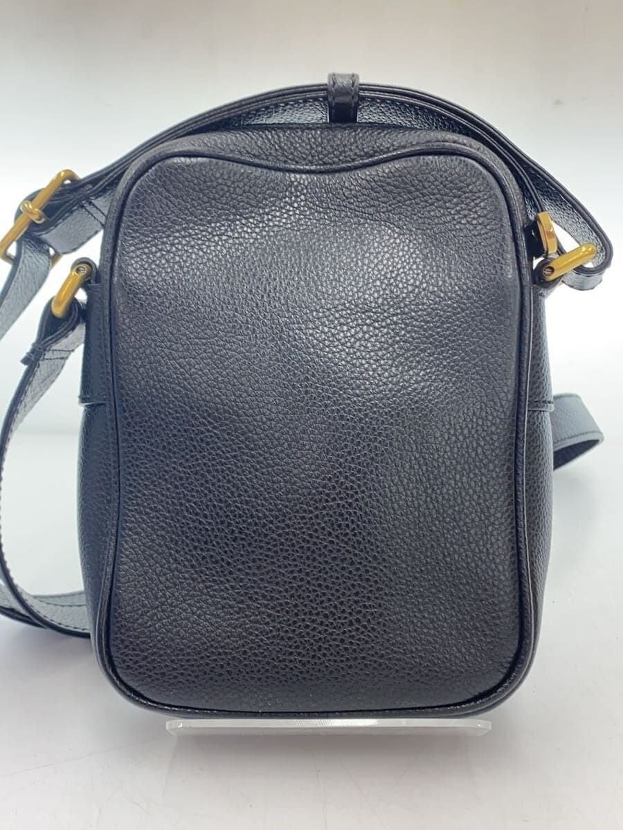 GUCCI Shoulder Bag Leather BLK 574803 3