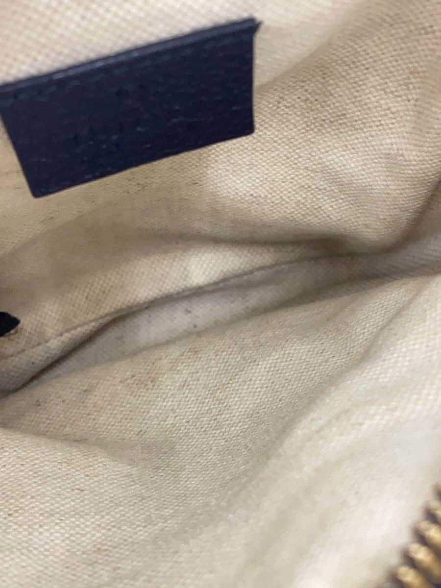 GUCCI Shoulder Bag Leather BLK 574803 6