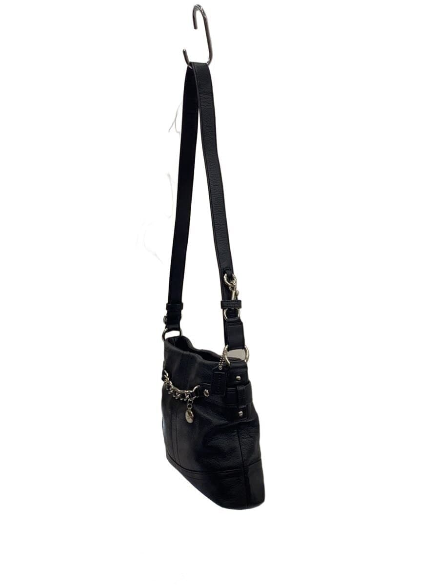 COACH Handbag Leather BLK Solid F16861 2
