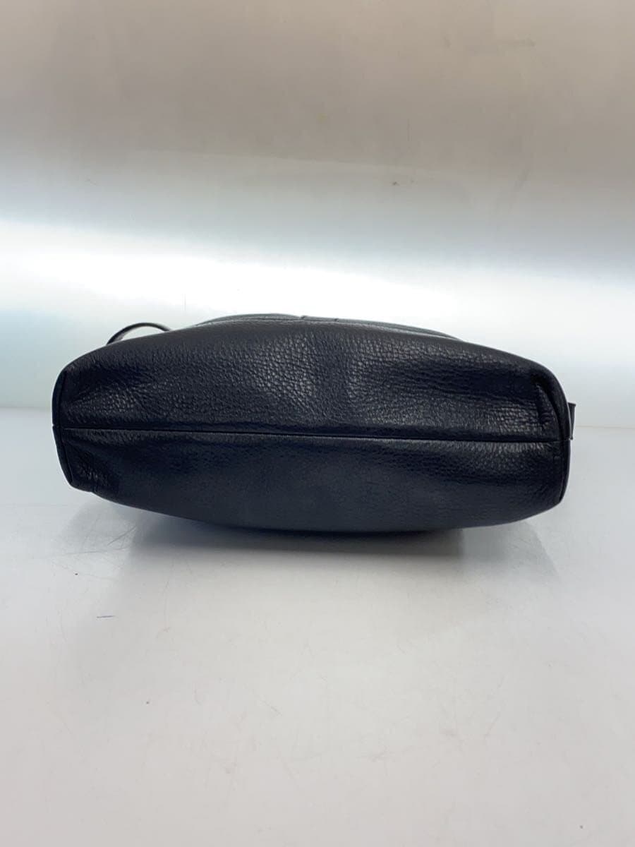 COACH Handbag Leather BLK Solid F16861 4