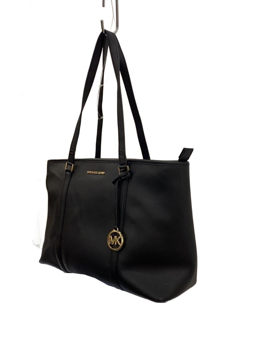 MICHAEL KORS Tote Bag Leather BLK 2
