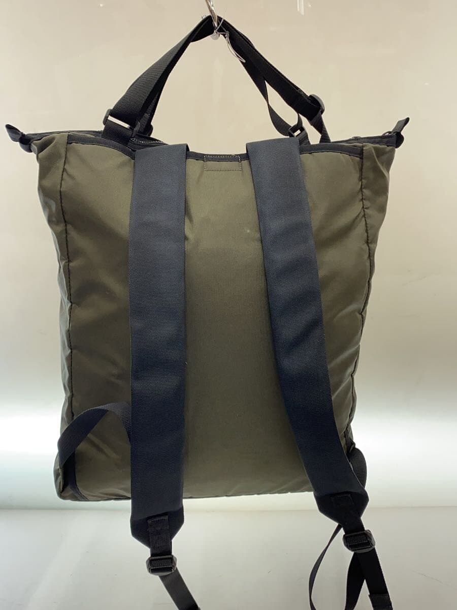 PORTERFLAT 2-Way RUCKSACK Backpack Nylon KHK Solid 3