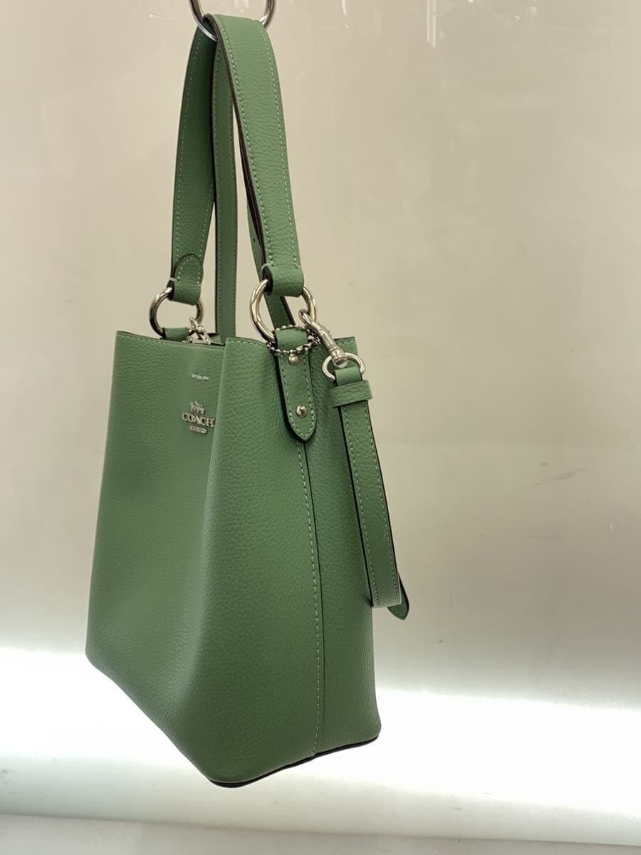 COACH Shoulder Bag Leather GRN c2179-1011 2