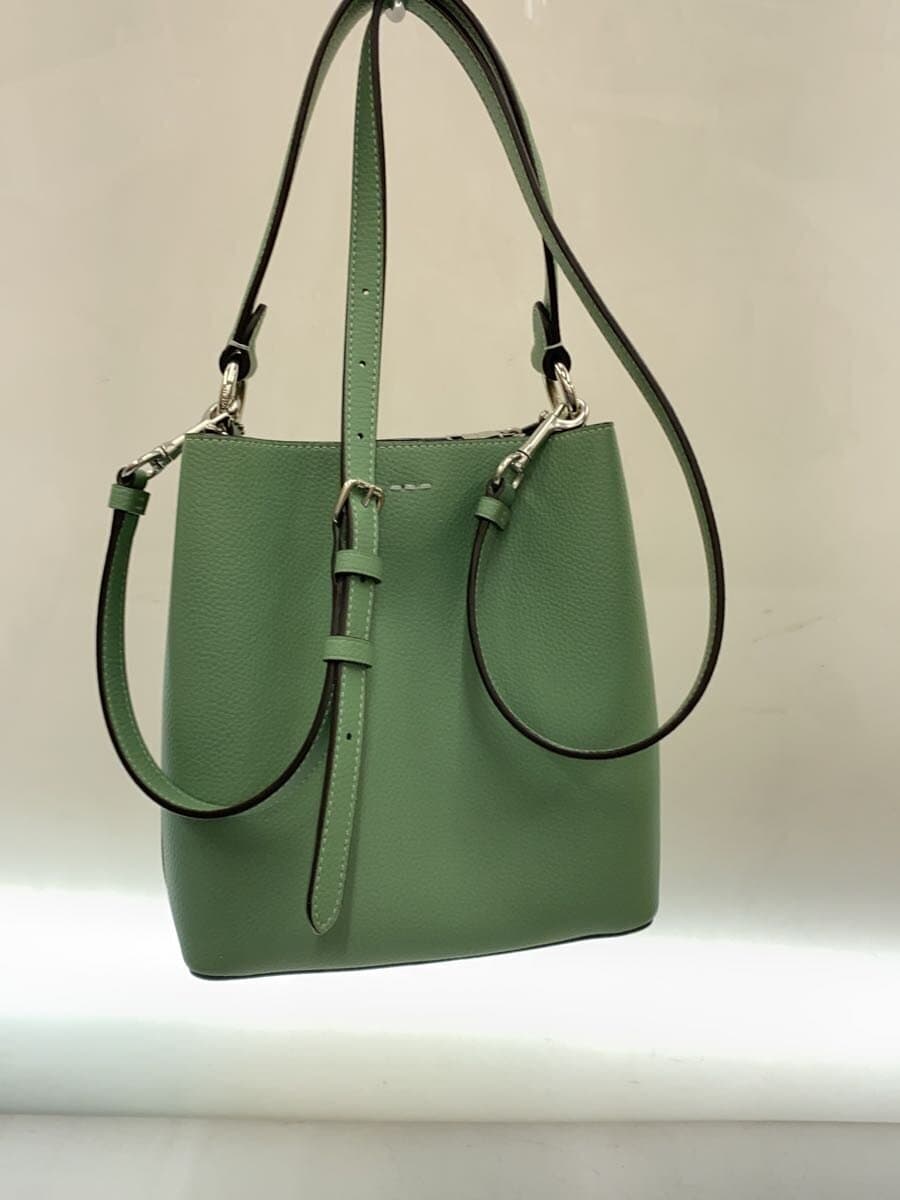 COACH Shoulder Bag Leather GRN c2179-1011 3