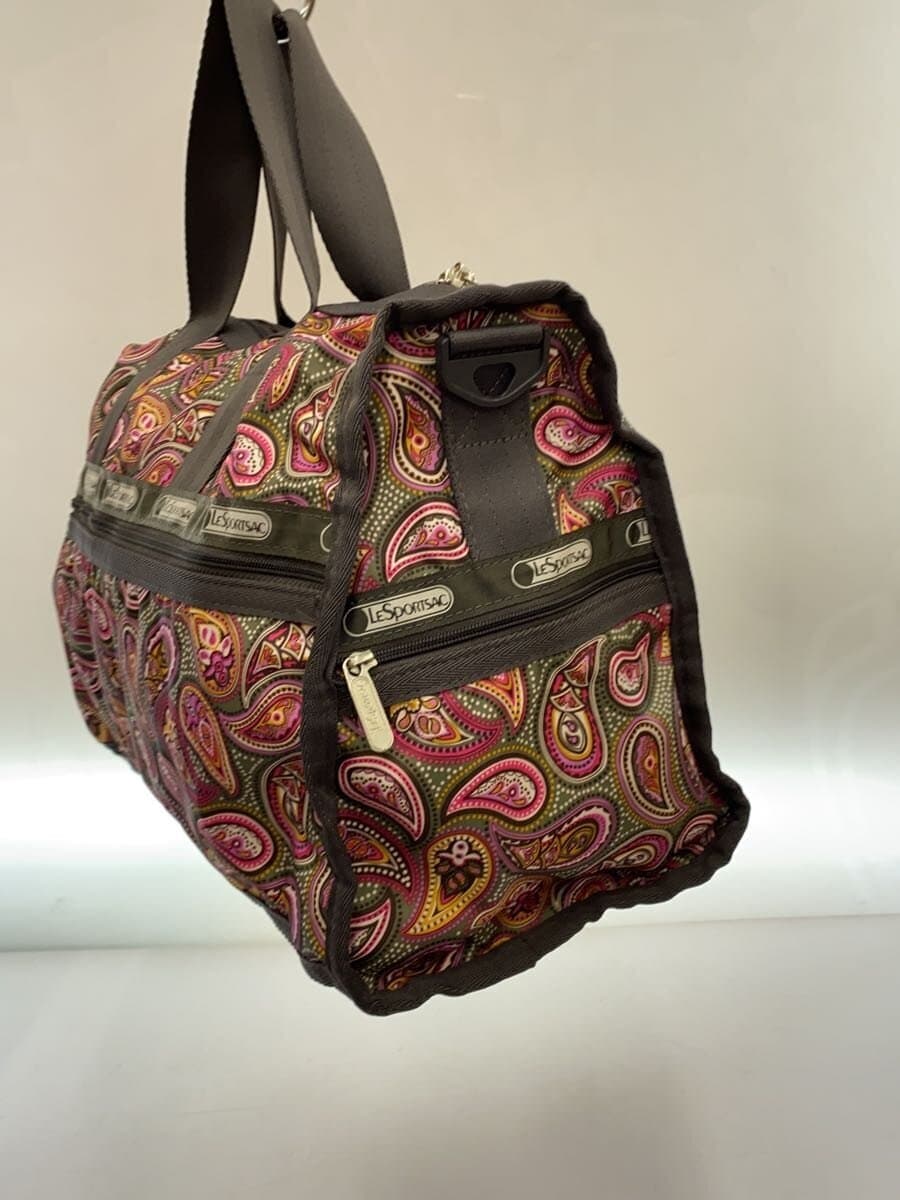 LESPORTSAC Handbag Nylon Multicolor All Over Pattern Pouch&Shoulder Metal 2