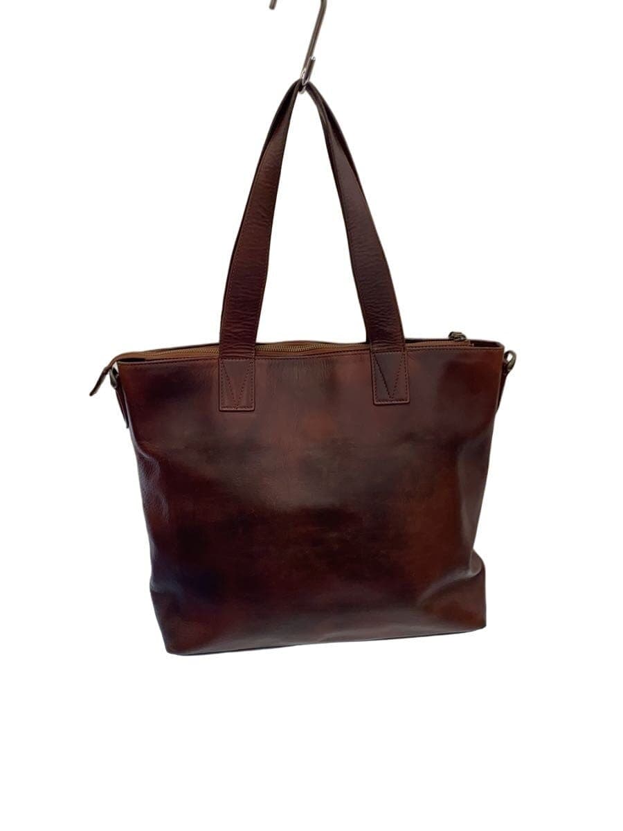 MOTHERHOUSE tote bag leather BRW plain business leather tote 3
