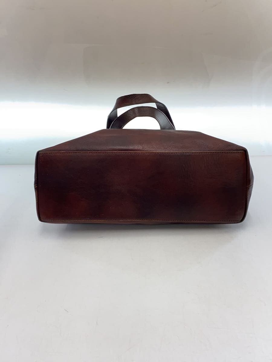 MOTHERHOUSE tote bag leather BRW plain business leather tote 4