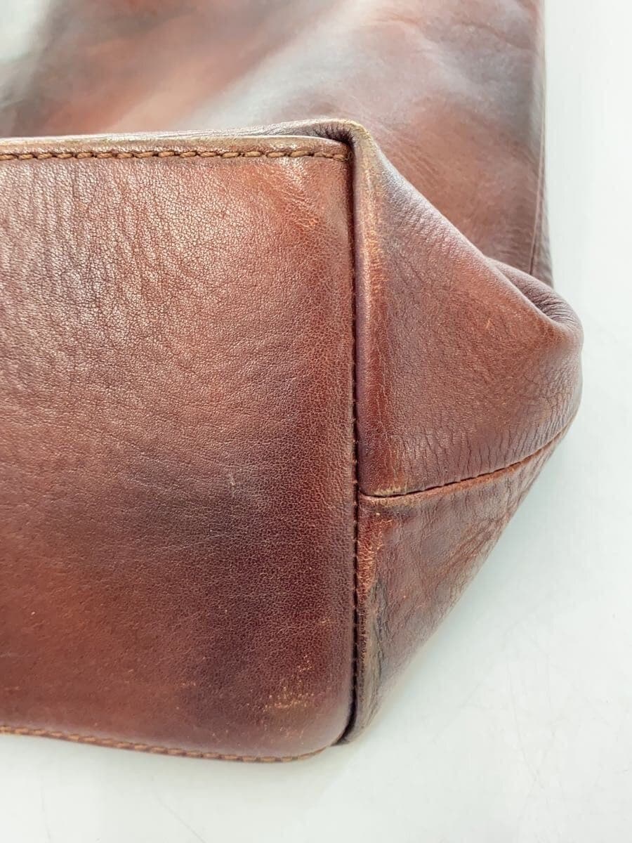 MOTHERHOUSE tote bag leather BRW plain business leather tote 7