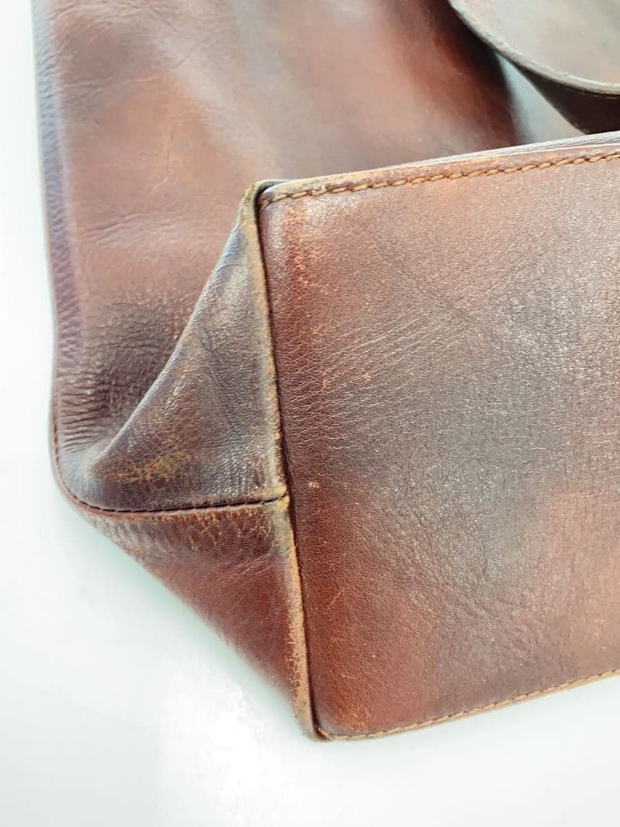 MOTHERHOUSE tote bag leather BRW plain business leather tote 8