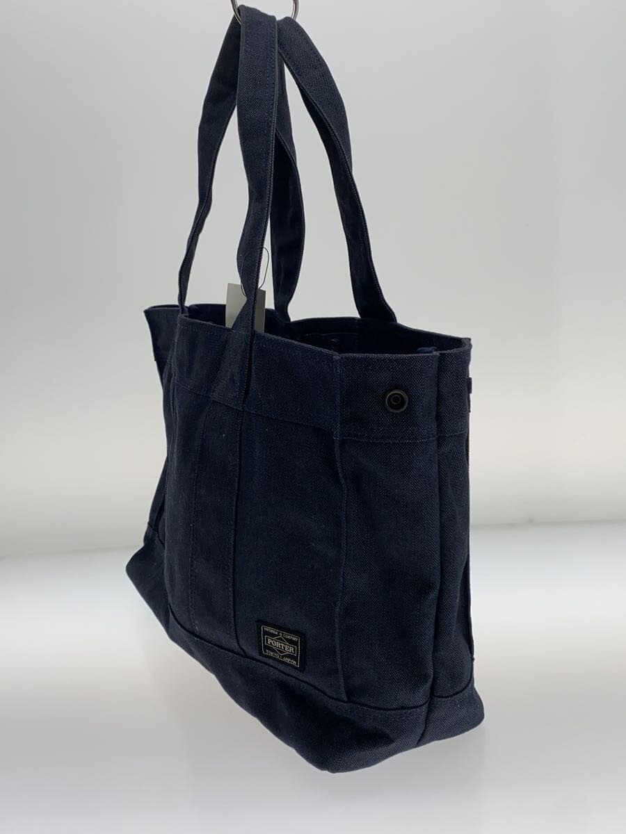 PORTER Tote Bag Canvas NVY 592-06576 2