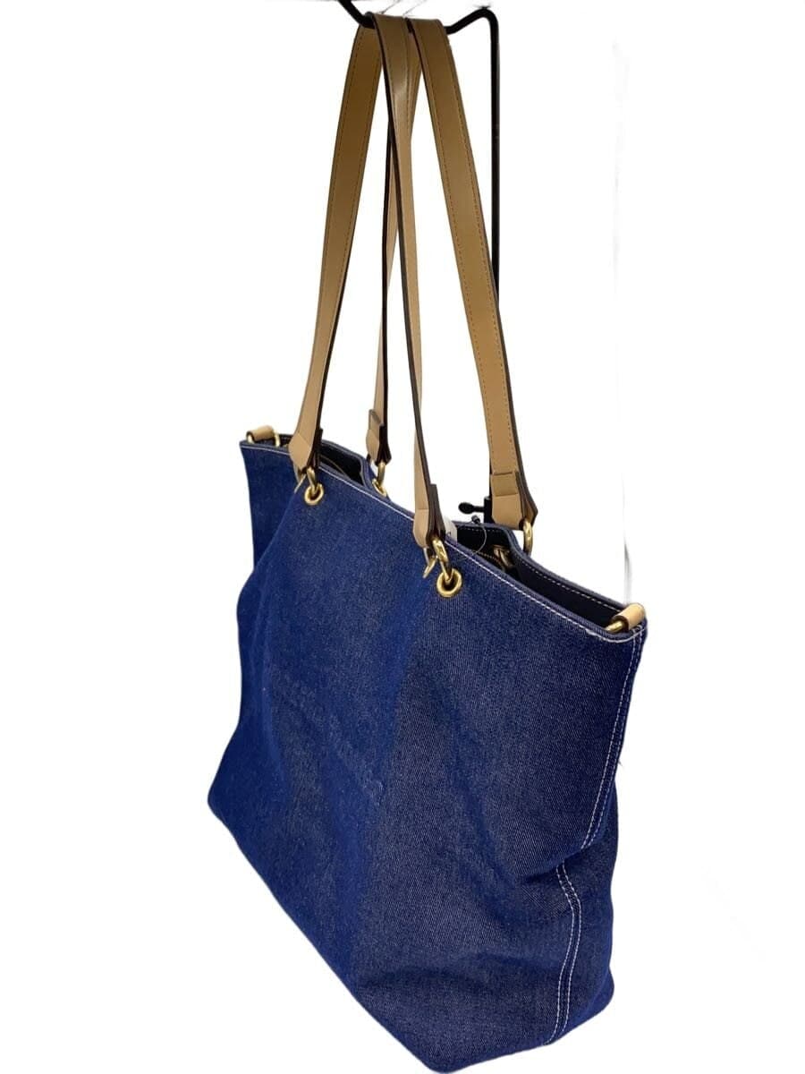 Samantha Thavasa Tote Bag BLU Solid 2