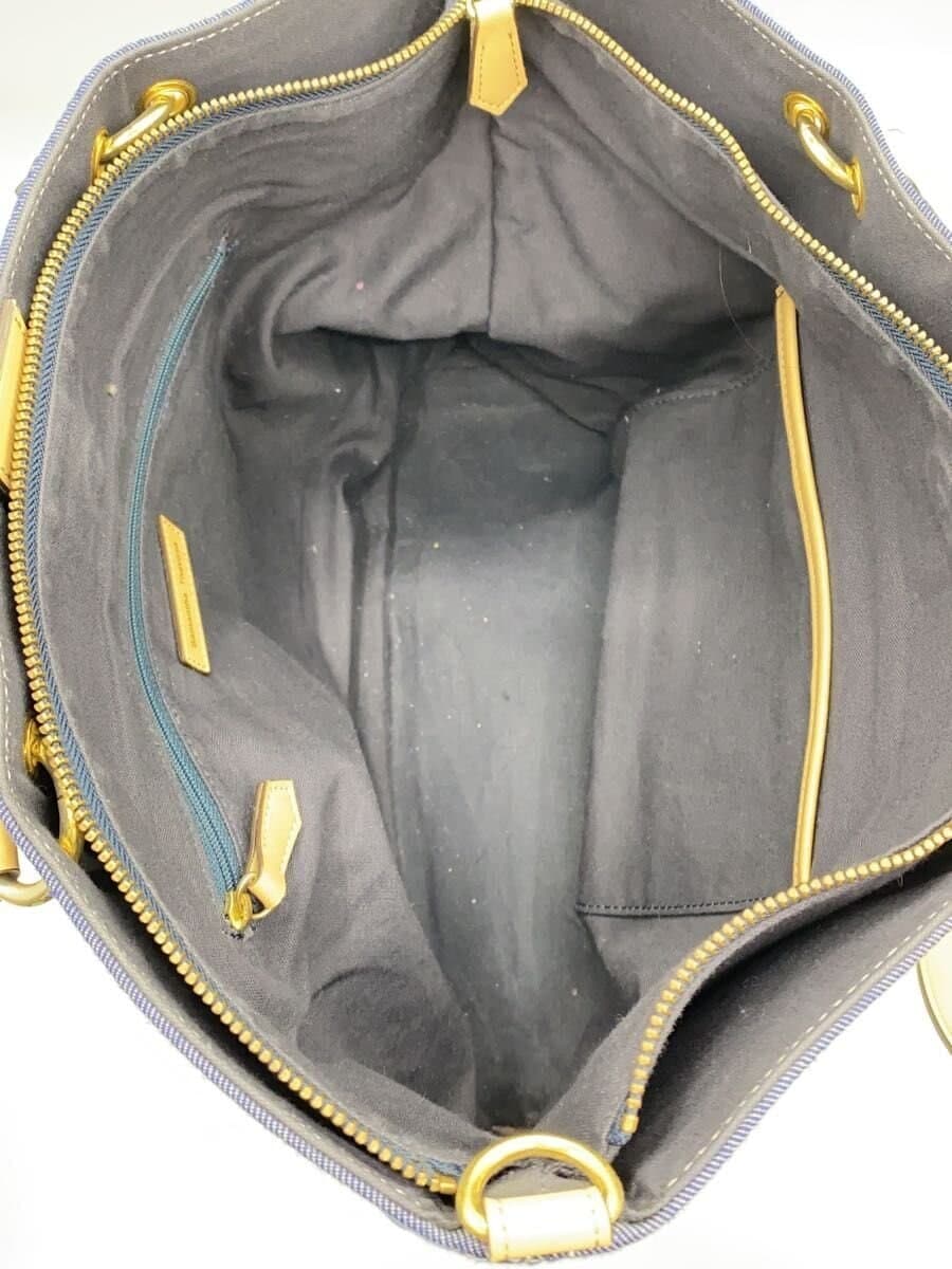 Samantha Thavasa Tote Bag BLU Solid 6