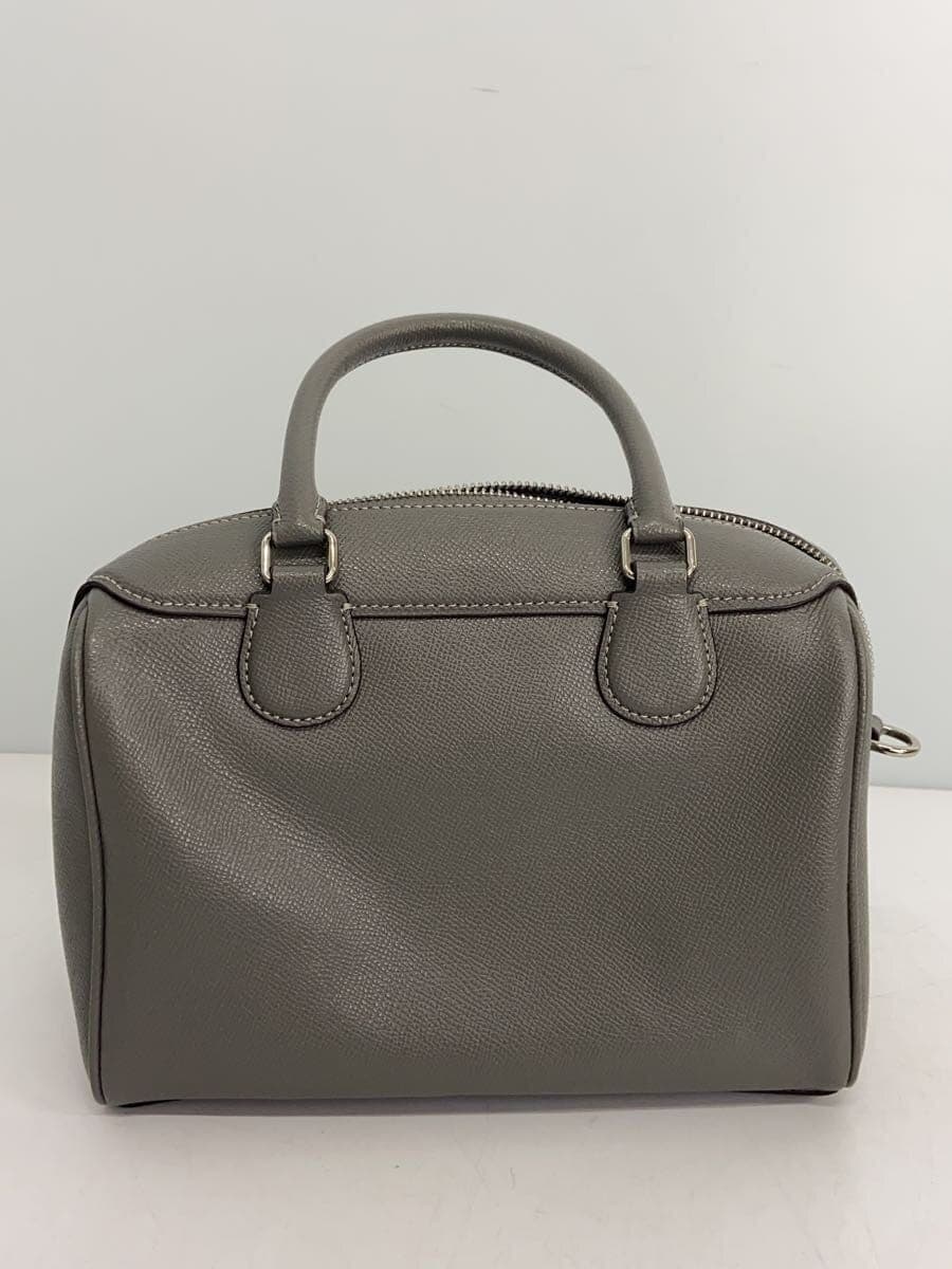COACH Shoulder Bag GRY Solid F32202 3