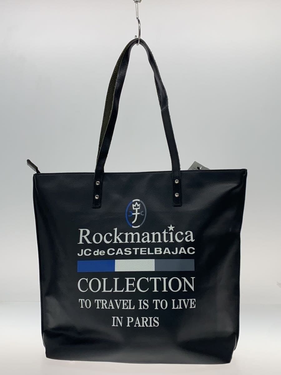 CASTELBAJAC Tote Bag Leather BLK 3