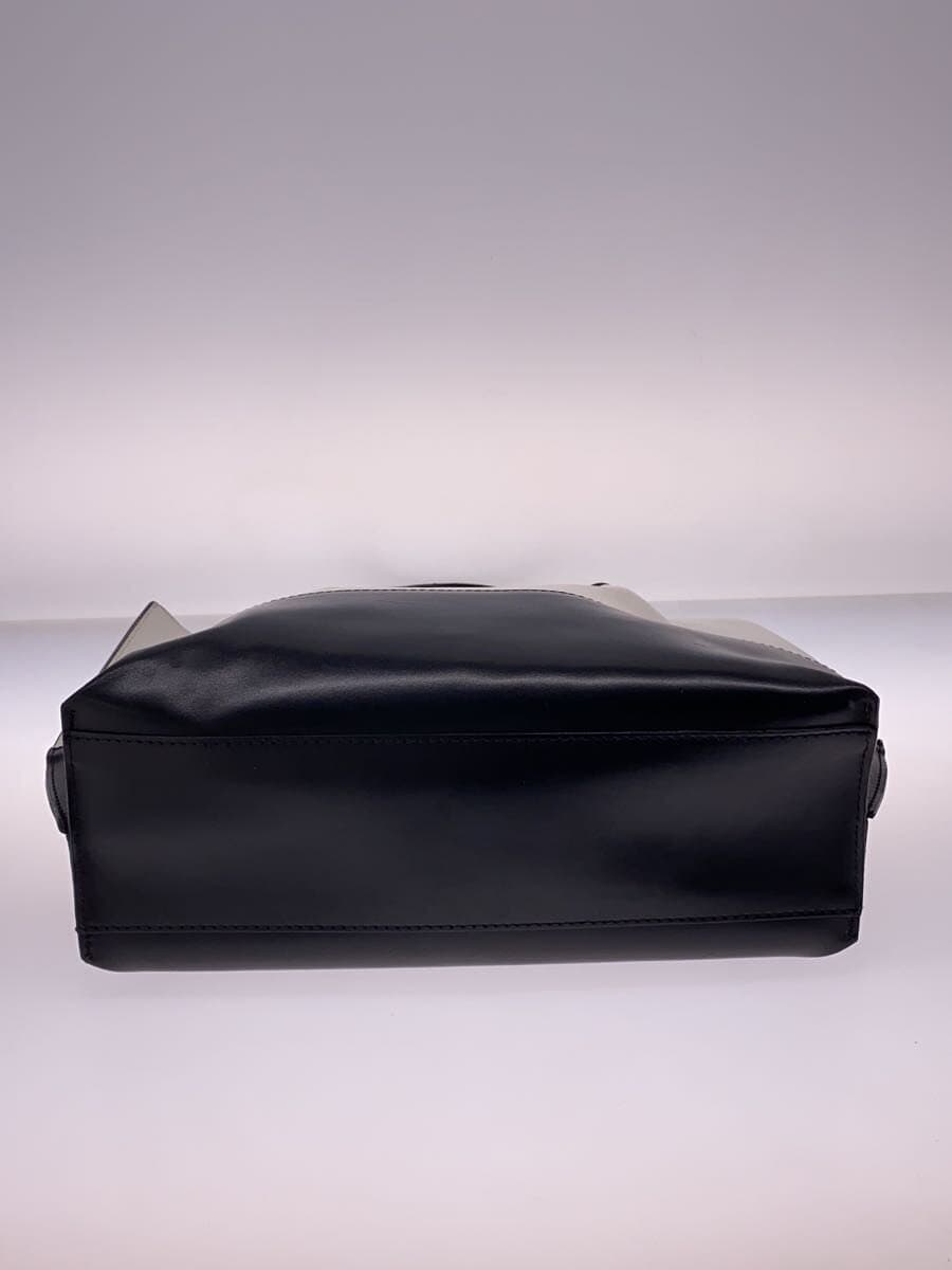 GIANNI CHIARINI2-Way Tote Bag Leather WHT Solid 4