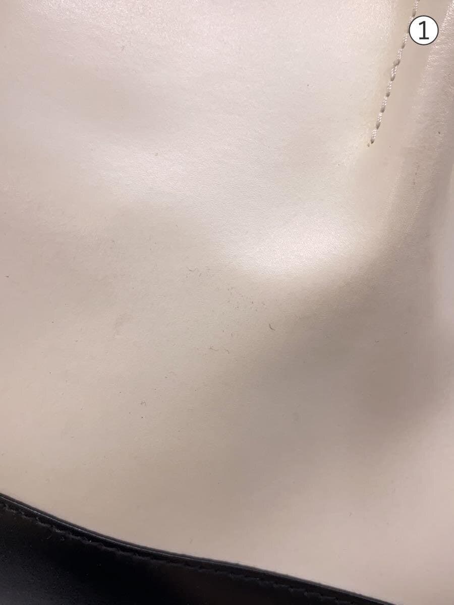 GIANNI CHIARINI2-Way Tote Bag Leather WHT Solid 8